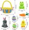 7Pcs Basket for Easter Plush Original Style Plushies Playset Stuffers Toys
